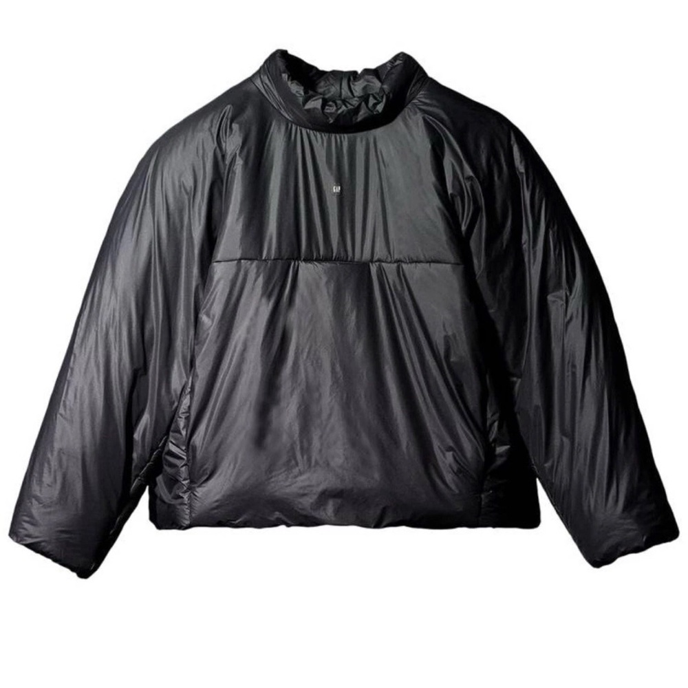 Yeezy × Gap Mock Neck Pullover Puffer “409BLK4” — Size L (DS / New - Sealed bag)